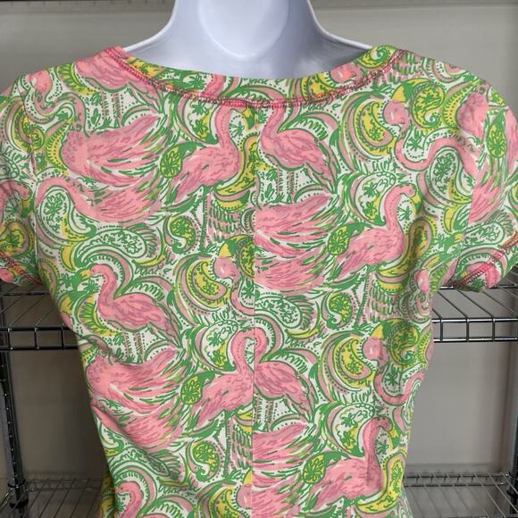 Lilly Pulitzer Women's Britton Flamingo Hot Wings Print Dress Size S - Picture 13 of 13